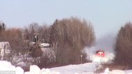 Canada is well used to heavy snow, and as the driver of this train proves, it's all part of the day job