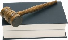 Gavel and law book