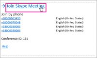 Join Skype Meeting Outlook meeting request