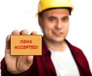 OSHA Training wallet card