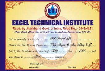 Certificate Training courses