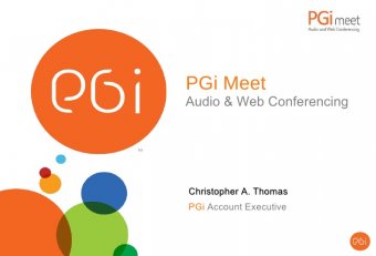 PGi Web conferencing