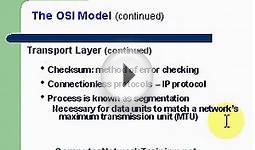 Computer Network Training Course 2.3 - OSI Model