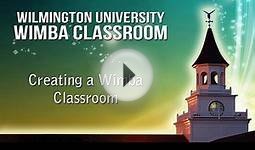 Creating a Wimba Classroom