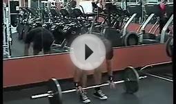 Deadlift Exercise Weight Training Workout Video