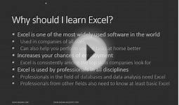 Excel for Beginners - Online tutorial