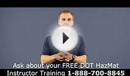 Free Dot Hazmat Instructor Training Course Beckley, Wv
