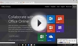 Free Microsoft Office with Office Online Word Excel