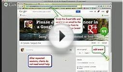 Google Plus Traditional Event Basics and online meetings