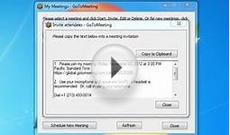 GoToMeeting: Windows QuickStart