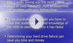 Hard Drive Data Recovery Training Online Courses