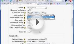 How to Create an Online Course in Moodle!