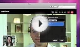 How to make a Skype video conference call - Mac