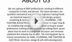 HVAC MEP Job Training Courses in Kozhikode, Cochin, Kerala.