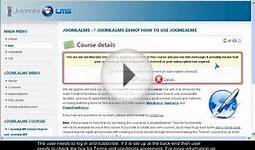 JoomlaLMS -- How to Self-Enroll to an Online Course