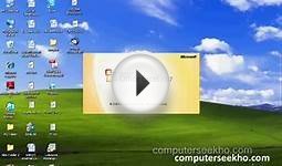 Learn Computer in Hindi - Opening Microsoft Excel 2007