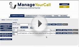 ManageYourCall - Part 5: Recording Your Conference Call