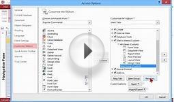 Microsoft Office Access 2013 Tutorial: Creating Custom