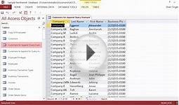 Microsoft Office Access 2013 Tutorial: Creating an Append