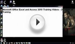 Microsoft Office Excel and Access 2010 Training Videos