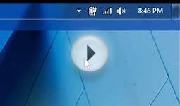 Microsoft Windows 7 Training Video - System Tray and Task