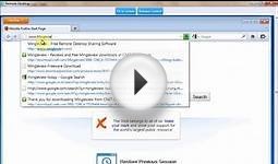 MingleView -Free DeskTop Sharing Software - Starting a Meeting