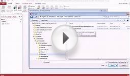 Office 2013 Class 47: Access 2013: Create Database, Import