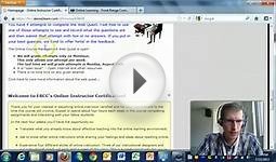 Online Instructor Certification Course - overview