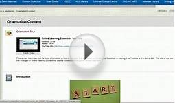 Online Learning Essentials Site Tour