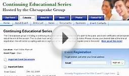Online Registration for Meetings, Seminars, Camps, Clinics
