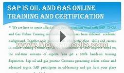 sap is oil and gas online training and certification