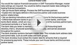 Sap Treasury and Risk Management Online Training - Strive