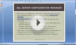 SQL Server 2012 training - Configuration Manager in MSSQL 2012