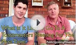 What Is It Like To Go To A Toastmasters Meeting For The