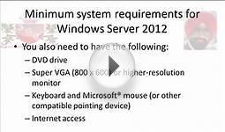 Windows Server 2012 Installation and Configuration