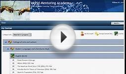 World Mentoring Academy Intro Free online University