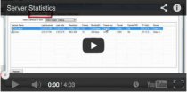 Video tutorial on server statistics for your surveillance system